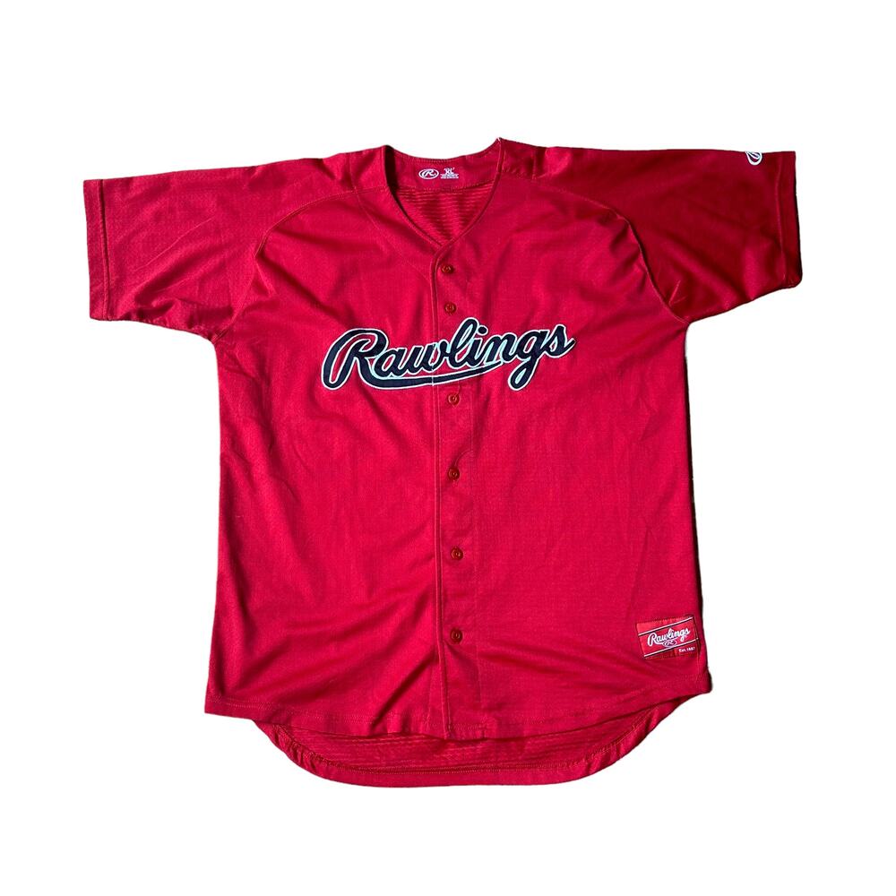 Rawlings Spellout Baseball Jersey Size XL